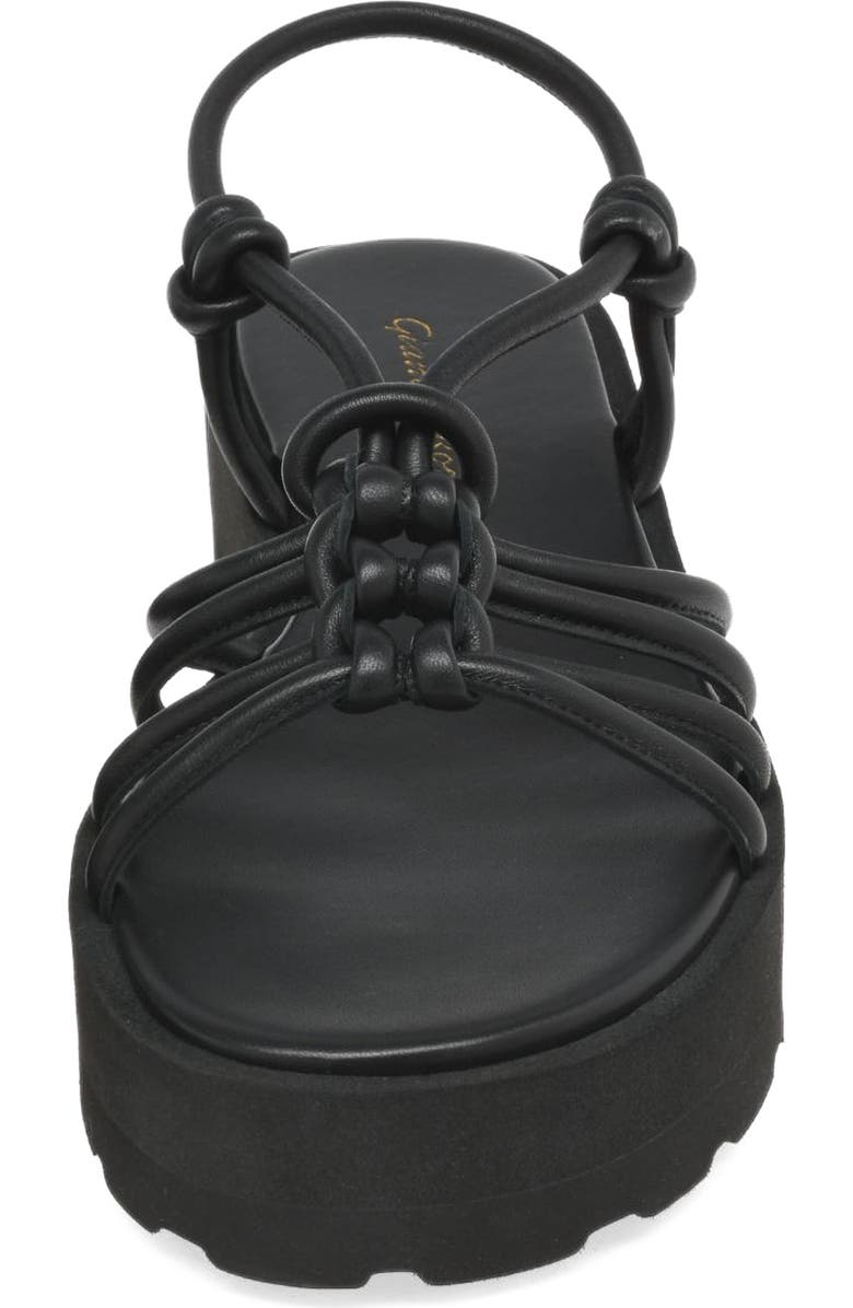 Gianvito Rossi Hebe Sandal, Alternate, color, Black Leather