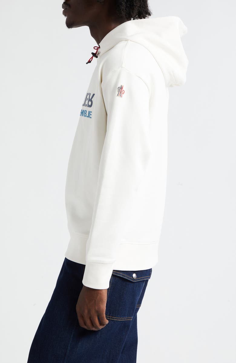 Moncler Grenoble Logo Cotton Hoodie, Alternate, color,