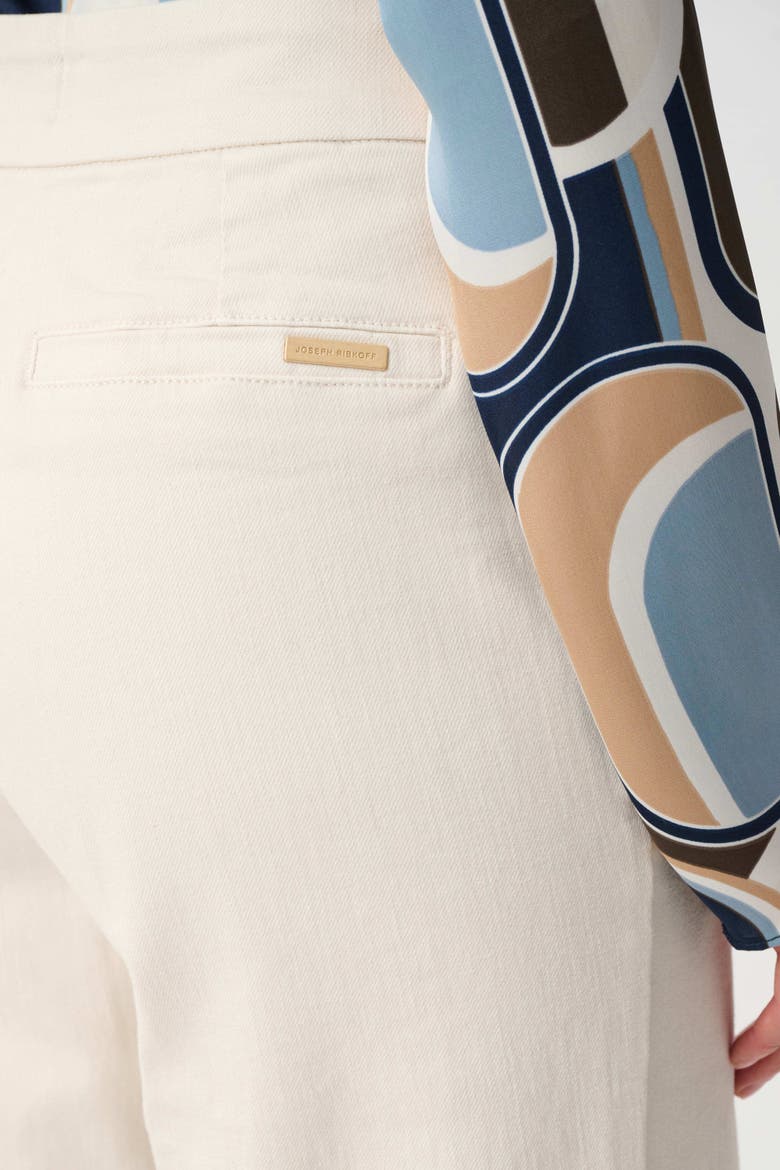 Stretch Denim High-Rise Wide Leg Jeans, Alternate, color, Birch