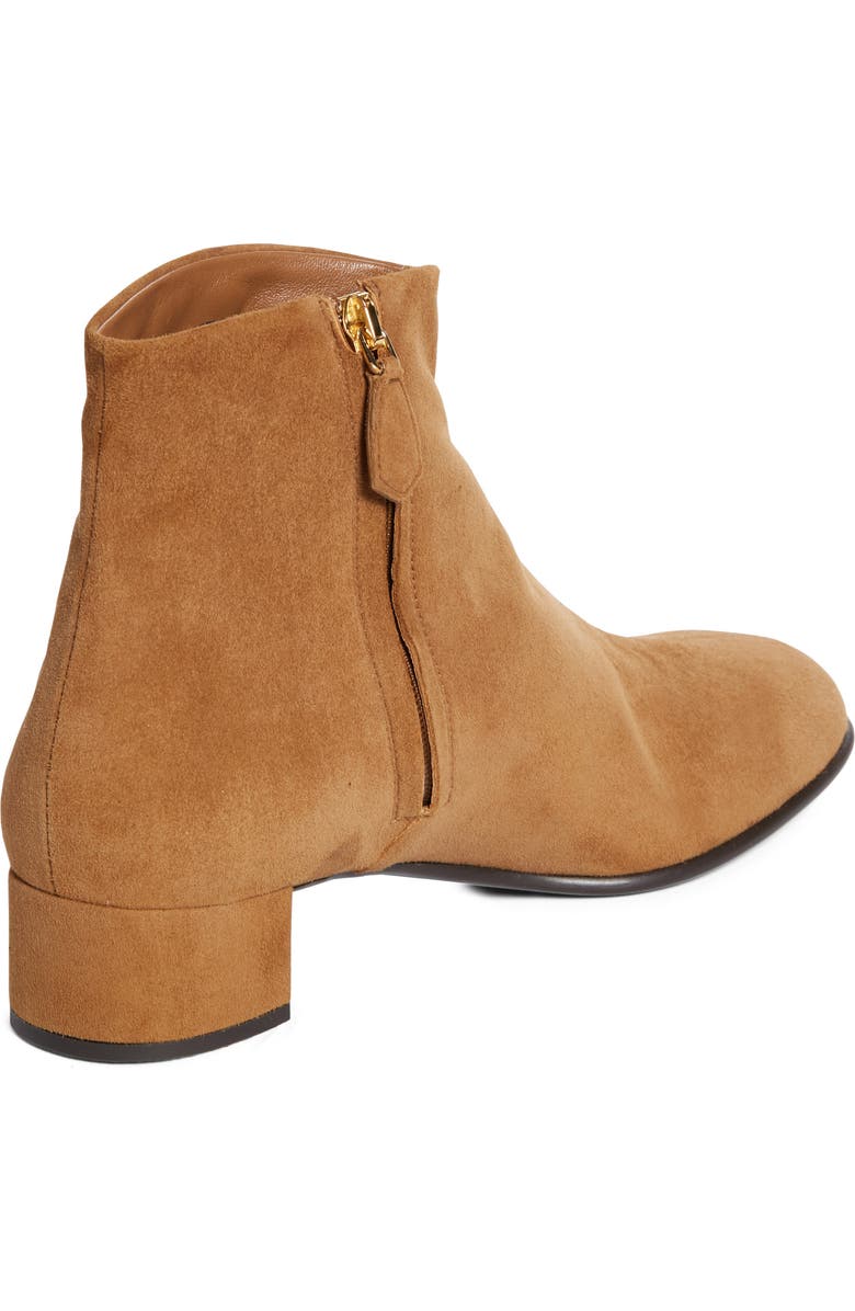 Prada Block Heel Bootie, Alternate, color, Cannella