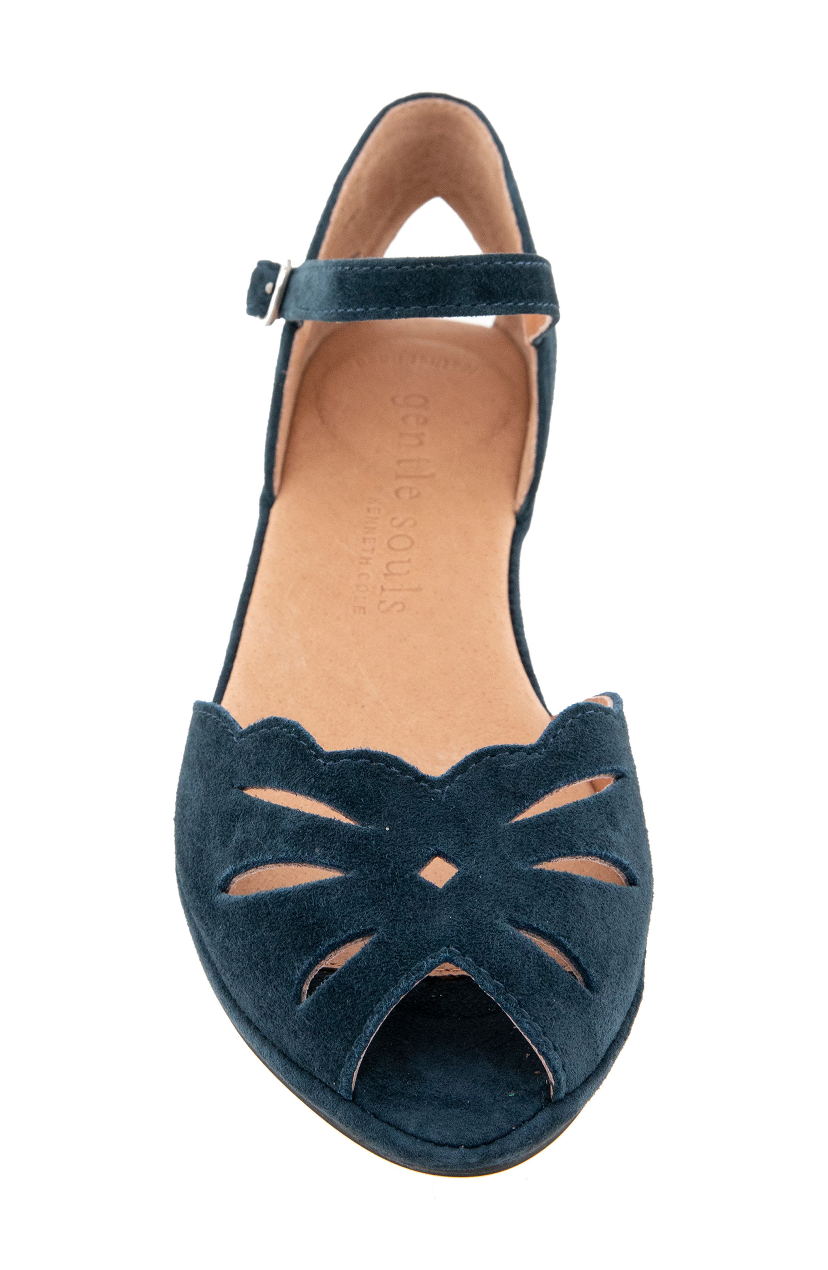 by Kenneth Cole 'Lily Moon' Sandal, Alternate, color, NAVY SUEDE