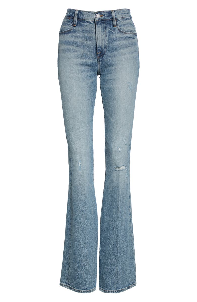 FRAME Le High Waist Flare Jeans, Alternate, color, 