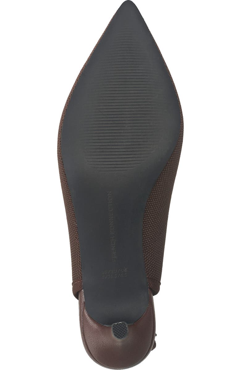 French Connection Viva Slingback Heel, Alternate, color, Choco