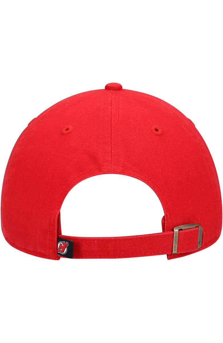 '47 Men's '47 Red New Jersey Devils Clean Up Logo Adjustable Hat, Alternate, color, Red