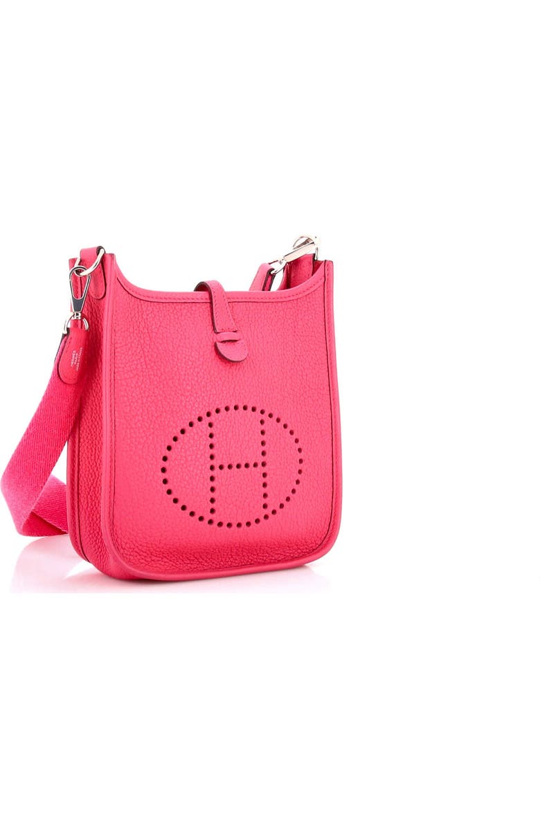 Pre-Owned Hermes Evelyne Bag Gen III Clemence TPM, Alternate, color, Rose Shocking