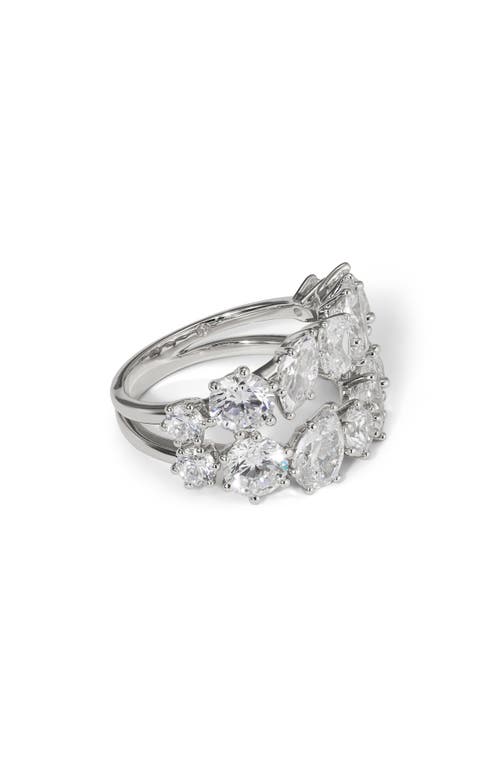 NADRI NADRI BEATRIX CUBIC ZIRCONIA COCKTAIL RING 