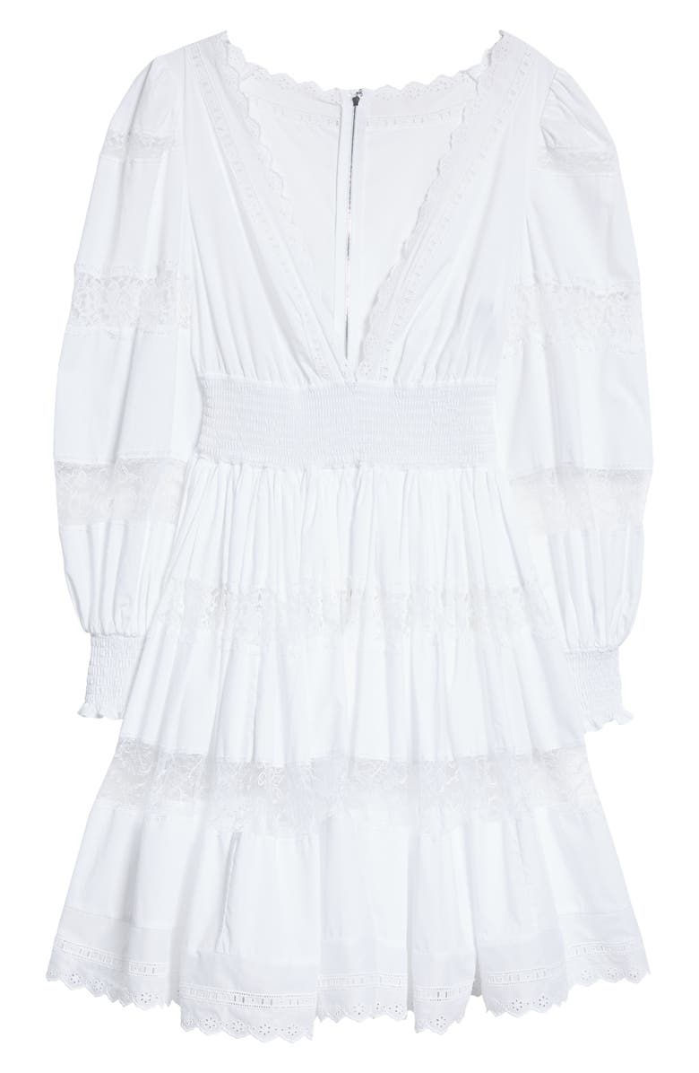 Dolce&Gabbana Long Sleeve Poplin Dress, Alternate, color, 