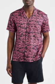 Boardies Skull Print Camp Shirt
