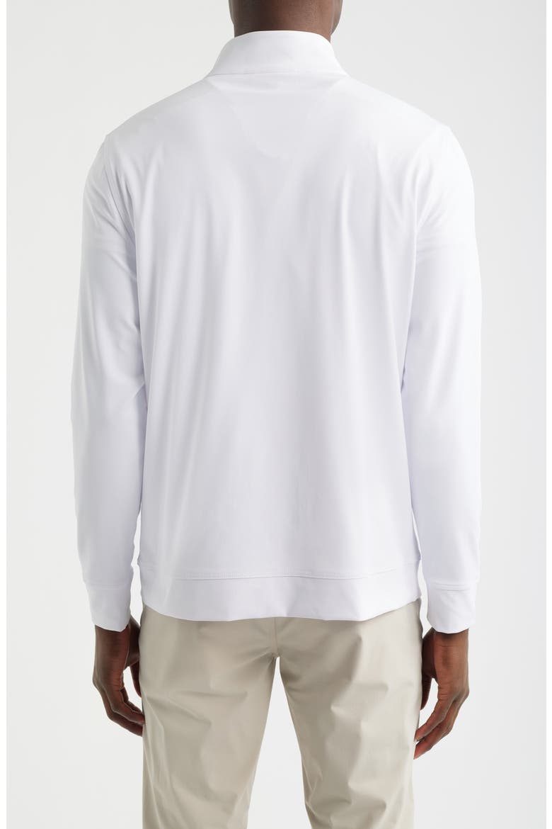 Fleet Quarter Zip Sweatshirt, Alternate, color, BRIGHT WHITE
