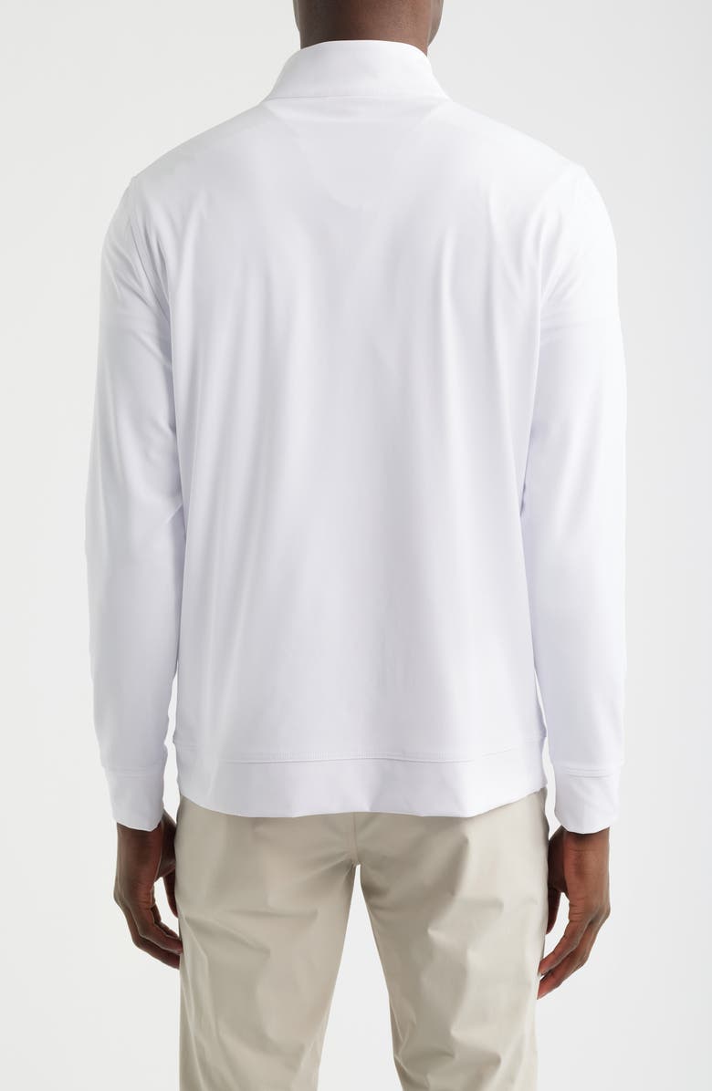 Redvanly Fleet Quarter Zip Sweatshirt, Alternate, color, Bright White