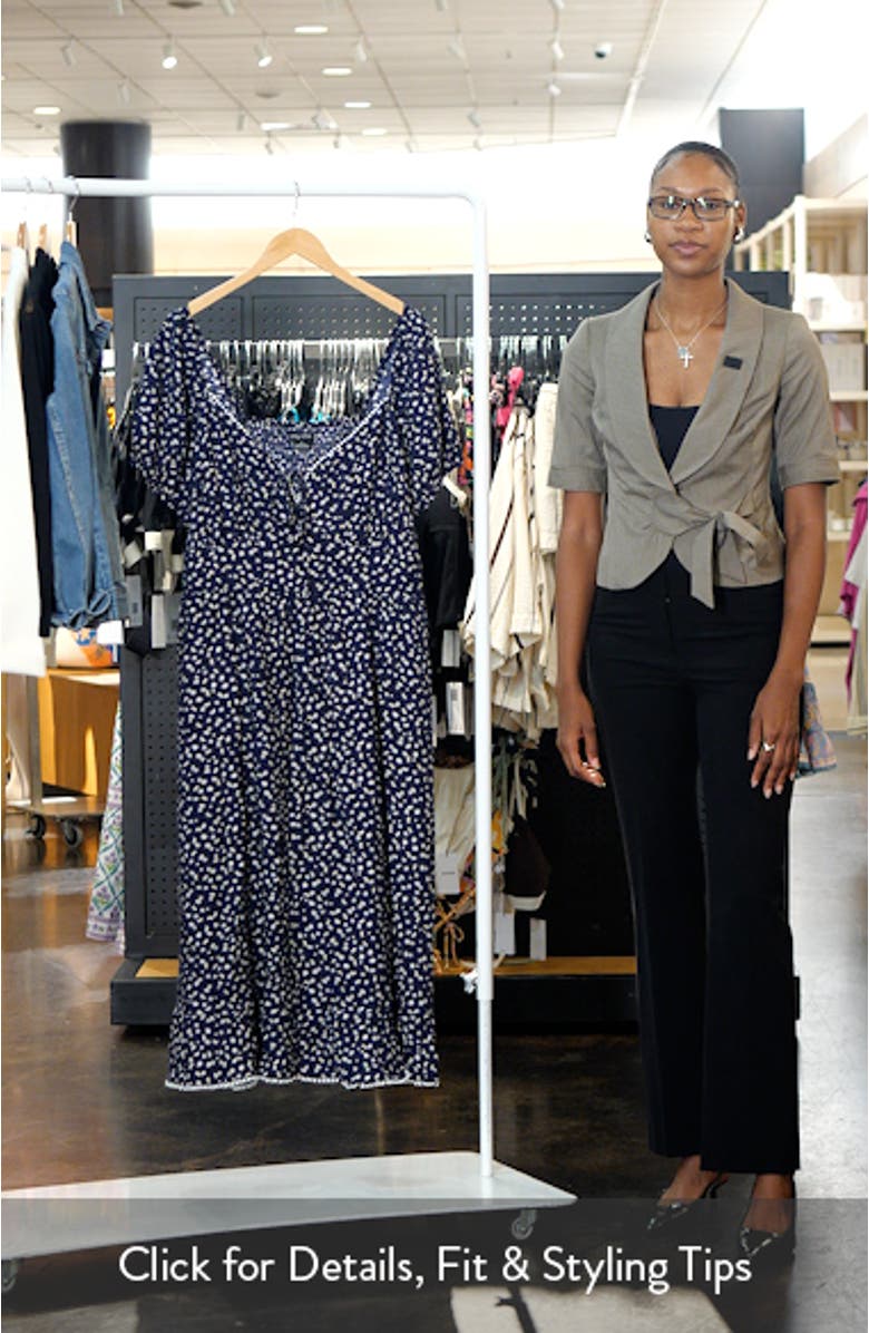 Dress Sky Floral Midi Dress, sales video thumbnail