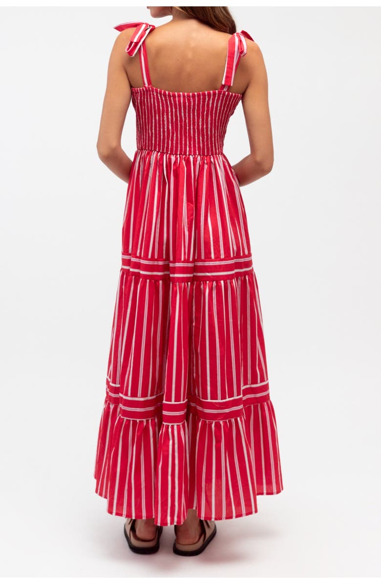 Label of Love Sicily Stripe Maxi Dress, Alternate, color, Red