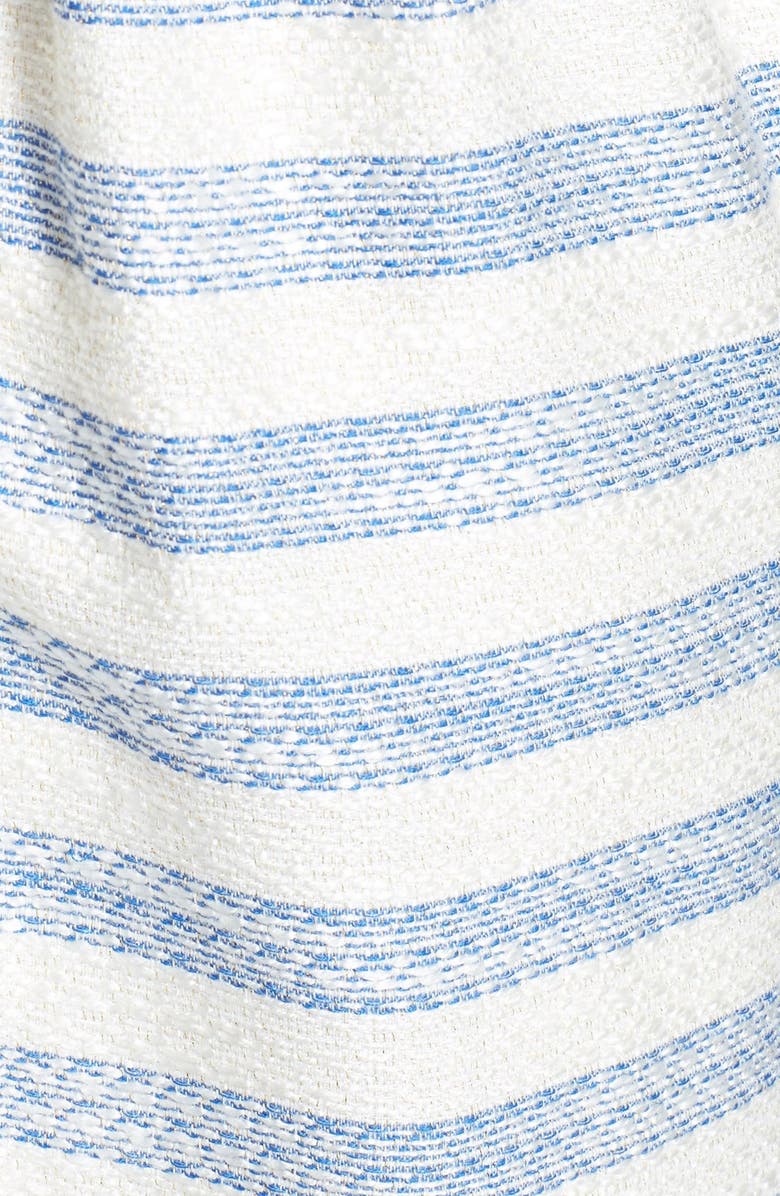 Line & Dot Stripe Open Back Minidress, Alternate, color, 