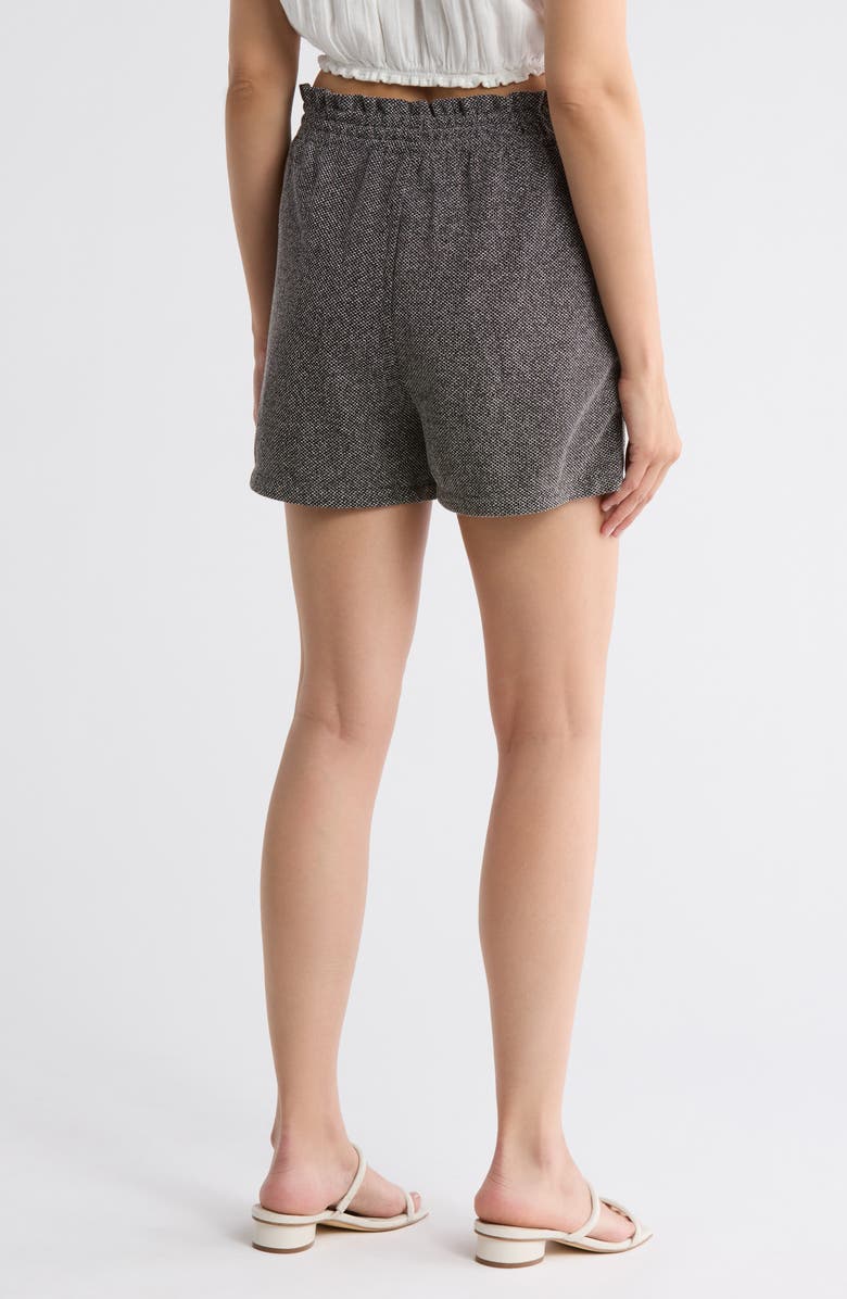 DR2 by Daniel Rainn Tie Front Shorts, Alternate, color, Black