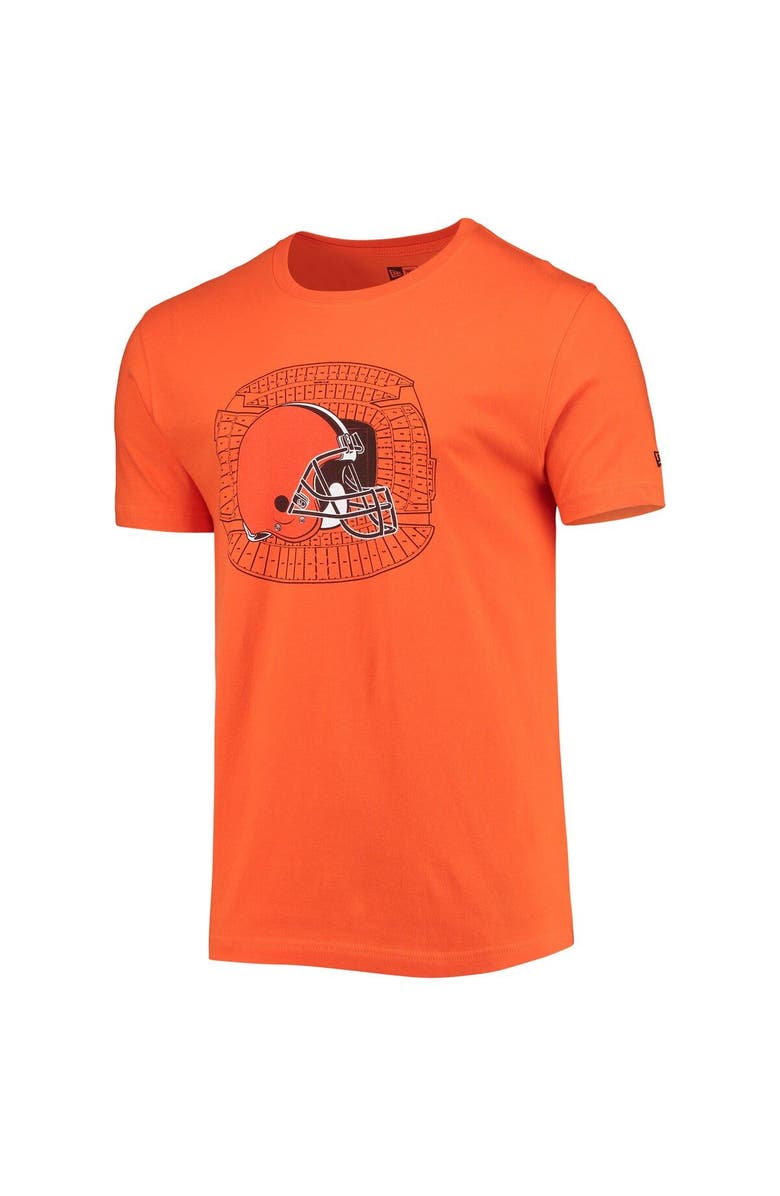 New Era Men's New Era Orange Cleveland Browns Stadium T-Shirt, Alternate, color, Orange