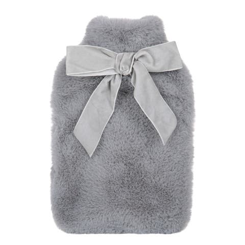50floz Faux Fur Hot Water Bottle