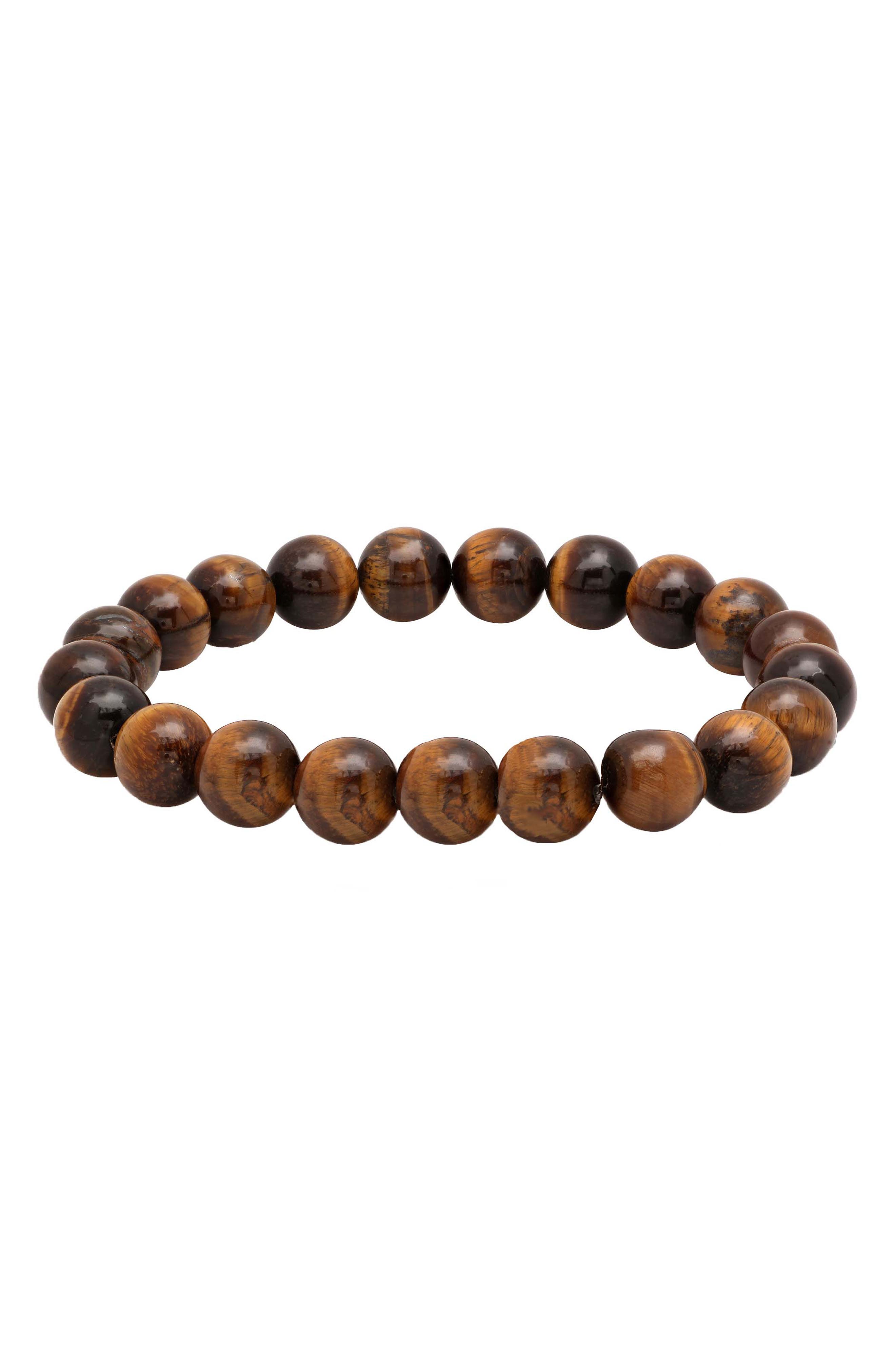 Tiger's Eye Beaded Stretch Bracelet