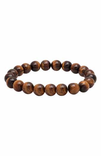 Tiger's Eye Beaded Stretch Bracelet