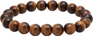 HMY JEWELRY Tiger's Eye Beaded Stretch Bracelet