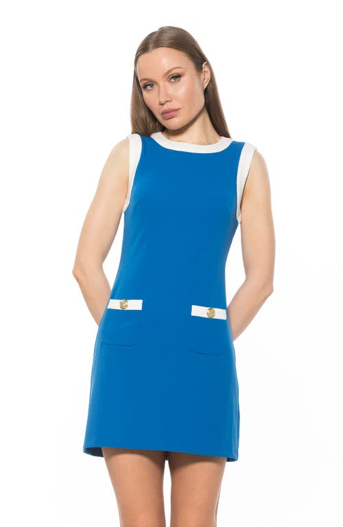 Alexia Admor Piper Sheath Dress In Blue