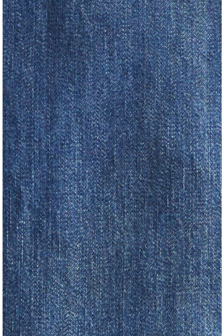 Distressed Denim Down Chore Jacket, Alternate, color, INDIGO