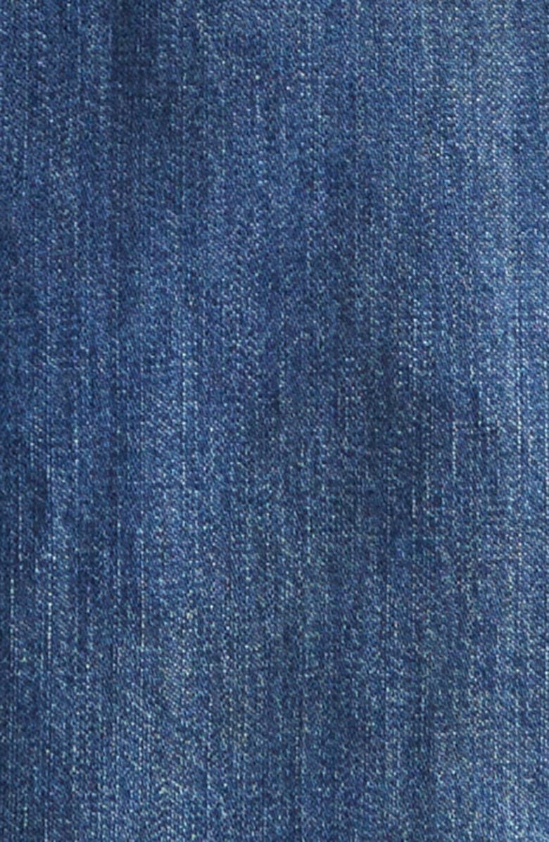 VISVIM Distressed Denim Down Chore Jacket, Alternate, color, Indigo