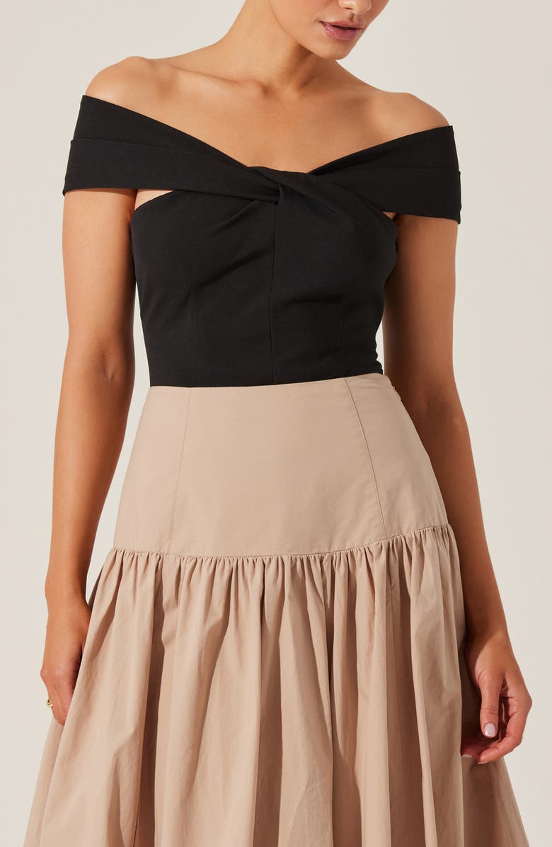 ASTR the Label Cathering Off the Shoulder Top, Main, color,