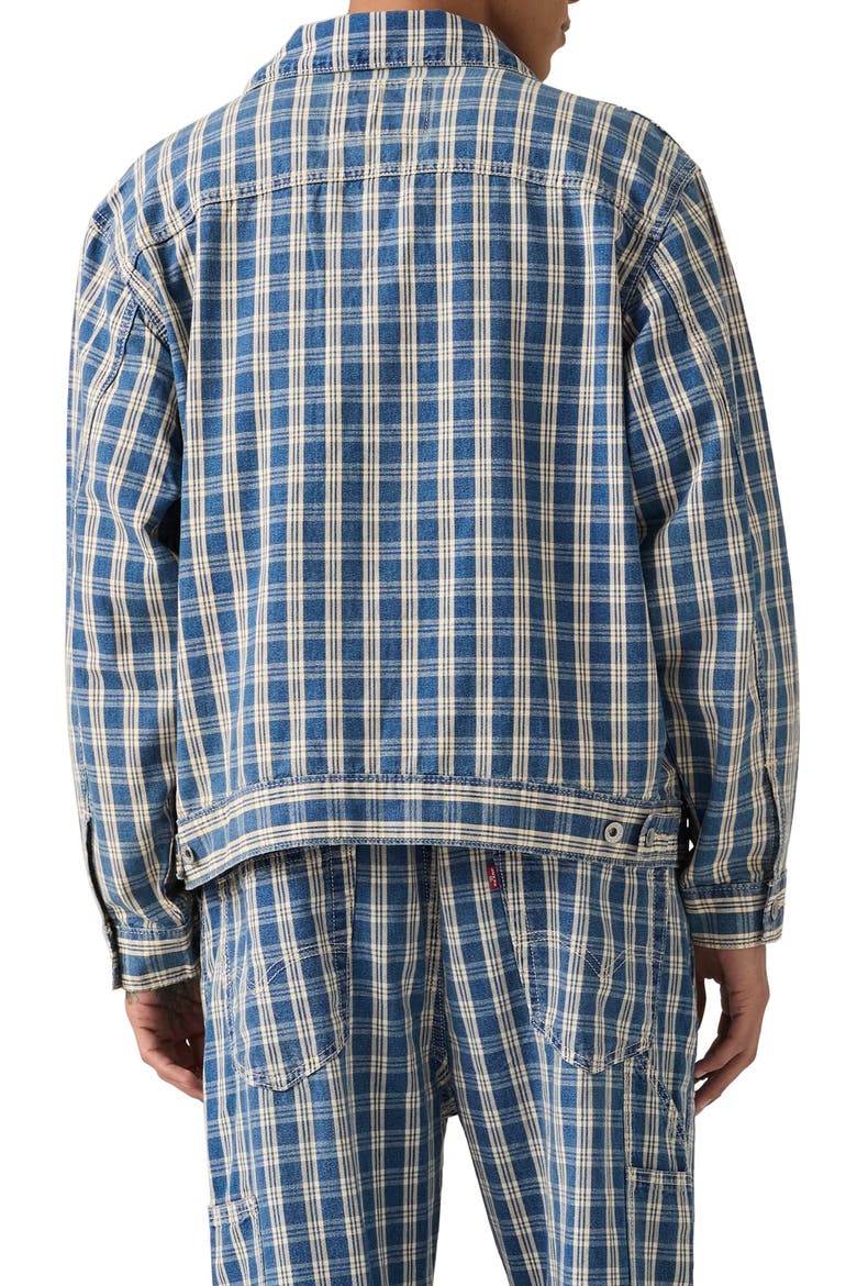 Sunrise Trucker Jacket, Alternate, color, SUMMER CHECK TRUCKER