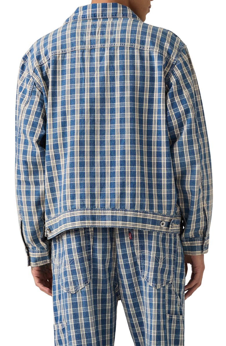 Levi's Sunrise Trucker Jacket, Alternate, color, Summer Check Trucker