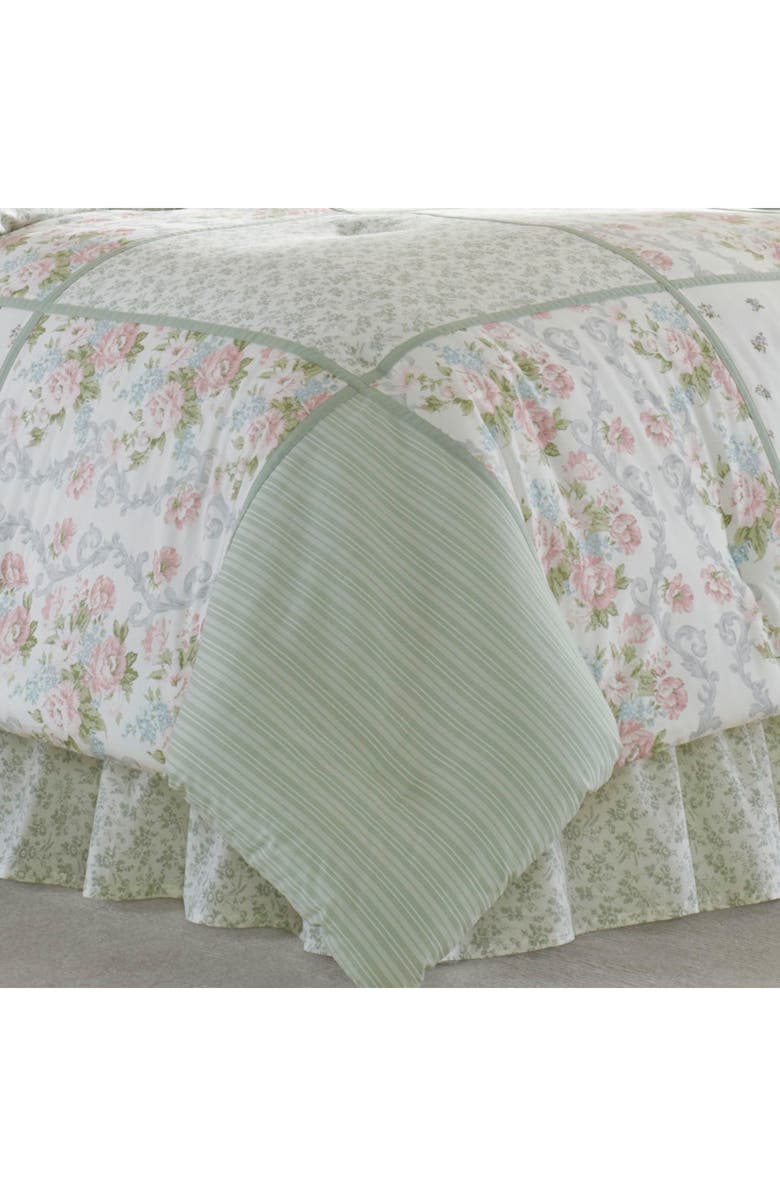 Laura Ashley Harper Comforter & Sham Set, Alternate, color, Sage