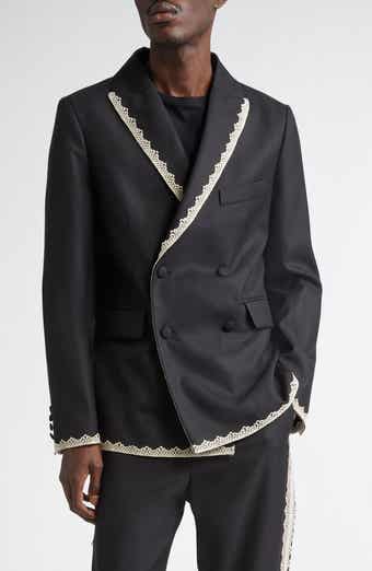 Bode Shawl Collar Silk Twill Tuxedo Jacket | Nordstrom Bode Shawl Collar Silk Twill Tuxedo Jacket | Nordstrom