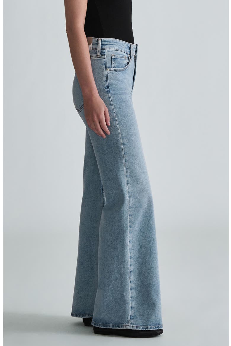 Grace Mid Rise Flare Jeans, Alternate, color, BLEACHED CLASSIC BLUE