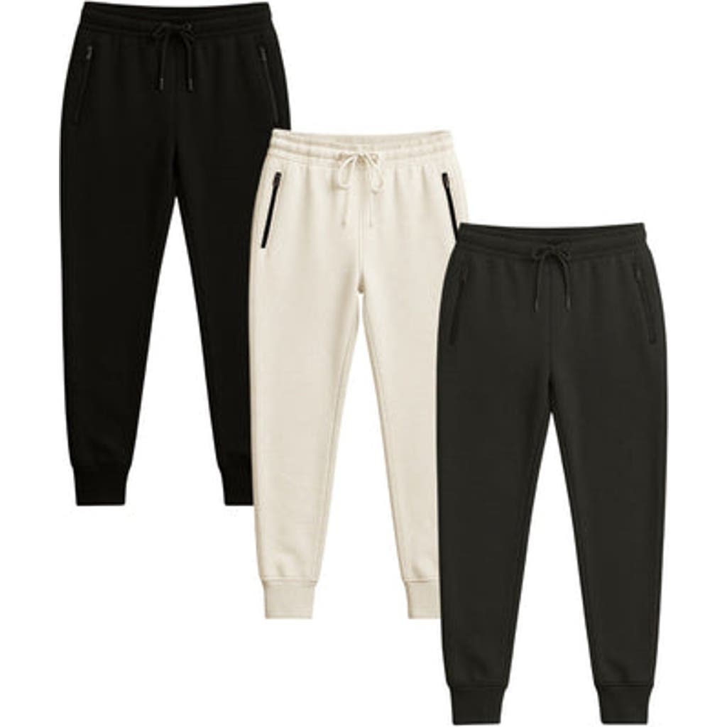 Benben Womens 3 Pack Ultra Soft Fleece Joggers