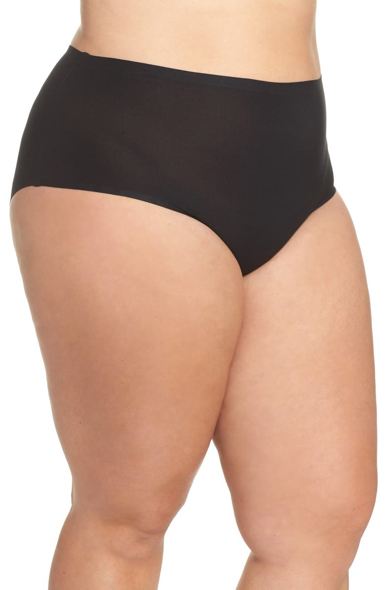 Chantelle Lingerie Soft Stretch Full Briefs, Alternate, color, Black