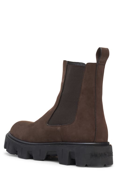 Moncler Peak City Chelsea Ankle Boots Sneakers Brown In Brown