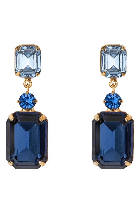 Justine Crystal Drop Earrings