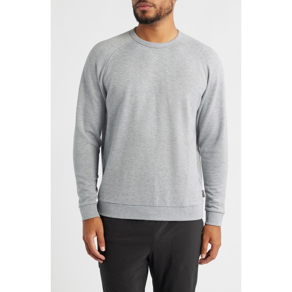 Free Fly Fleece Crewneck Sweatshirt In Gray
