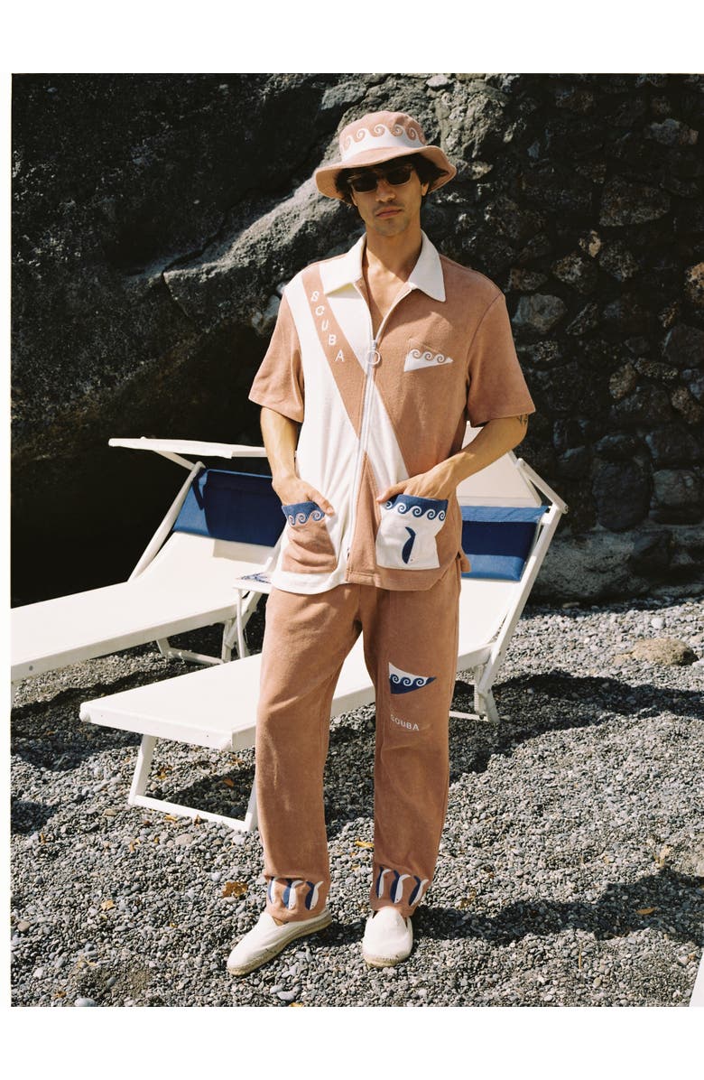 Tombolo 'Scuba' Cabana x Hôtel Magique, Alternate, color, Brown