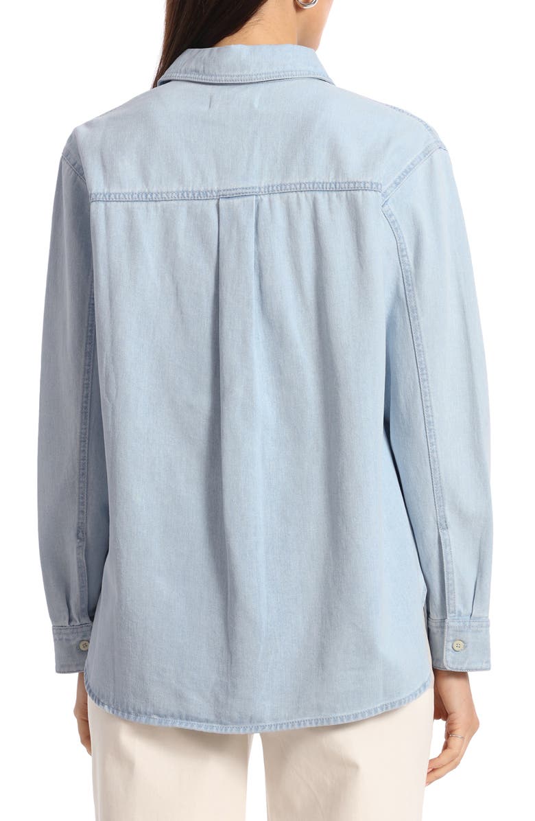 Bagatelle Cotton Denim Shirt, Alternate, color, 
