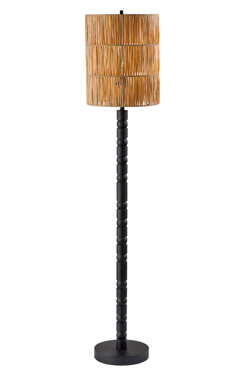 ADESSO LIGHTING Norfolk Floor Lamp, Main, color, Black
