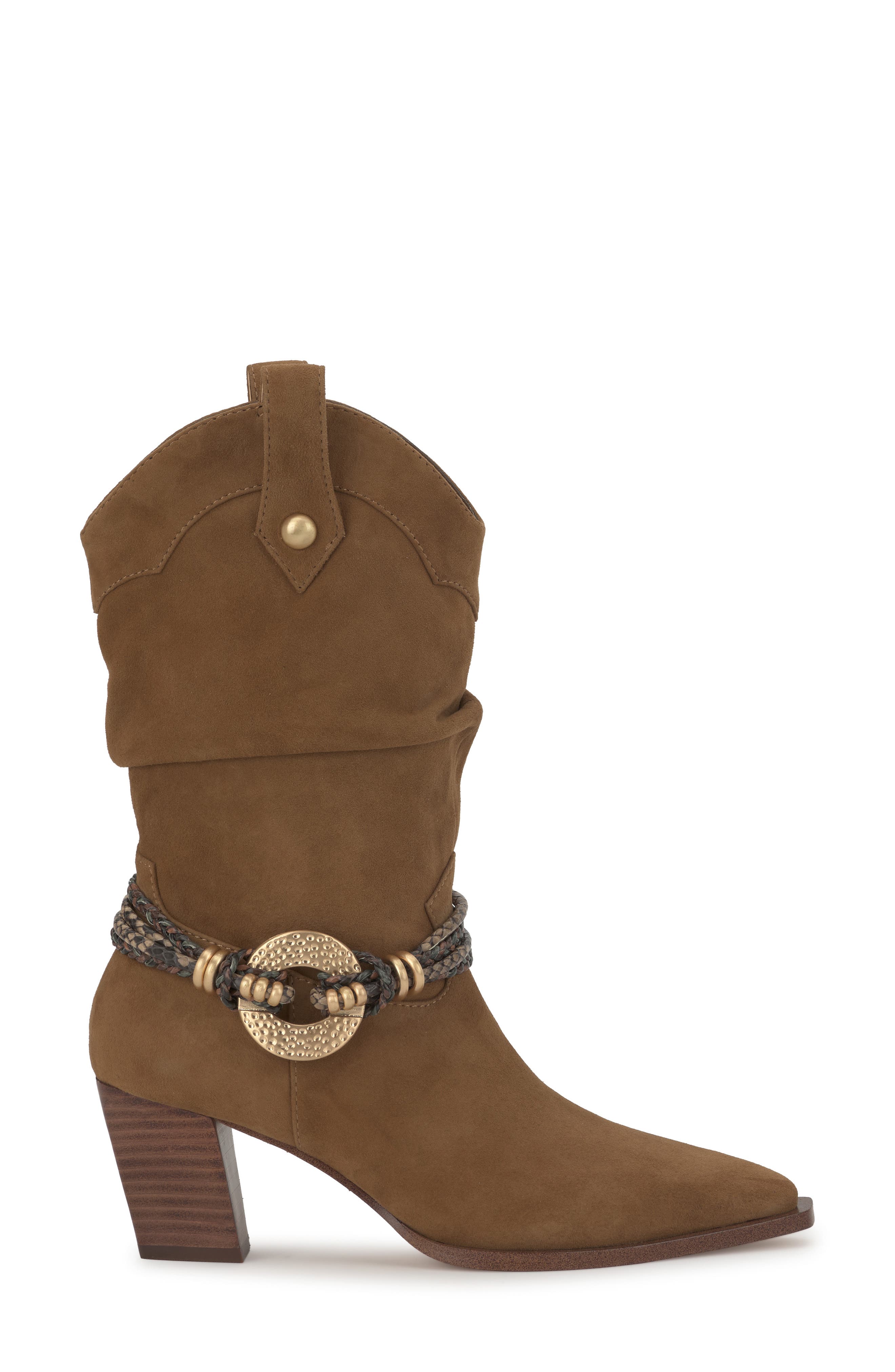 Hanie Western Boot, Alternate, color, SAFARI BROWN