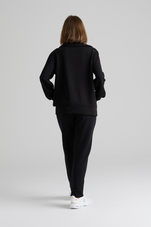 Le Fafo Raven Zip Up Jacket In Black