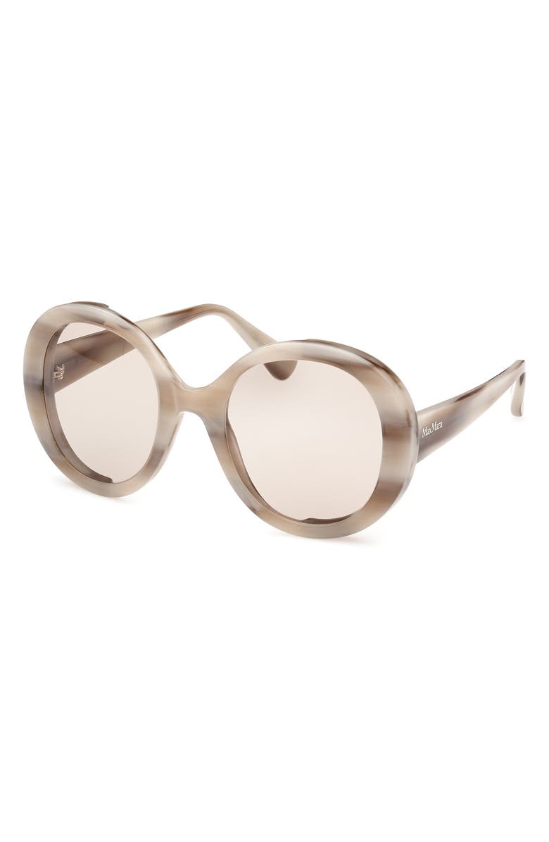 Max Mara 54mm Round Sunglasses, Alternate, color,