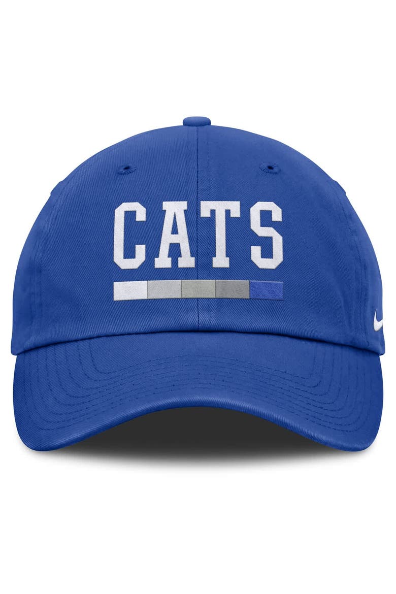 Men's Nike Royal Kentucky Wildcats Club Campus Adjustable Hat, Alternate, color, Royal