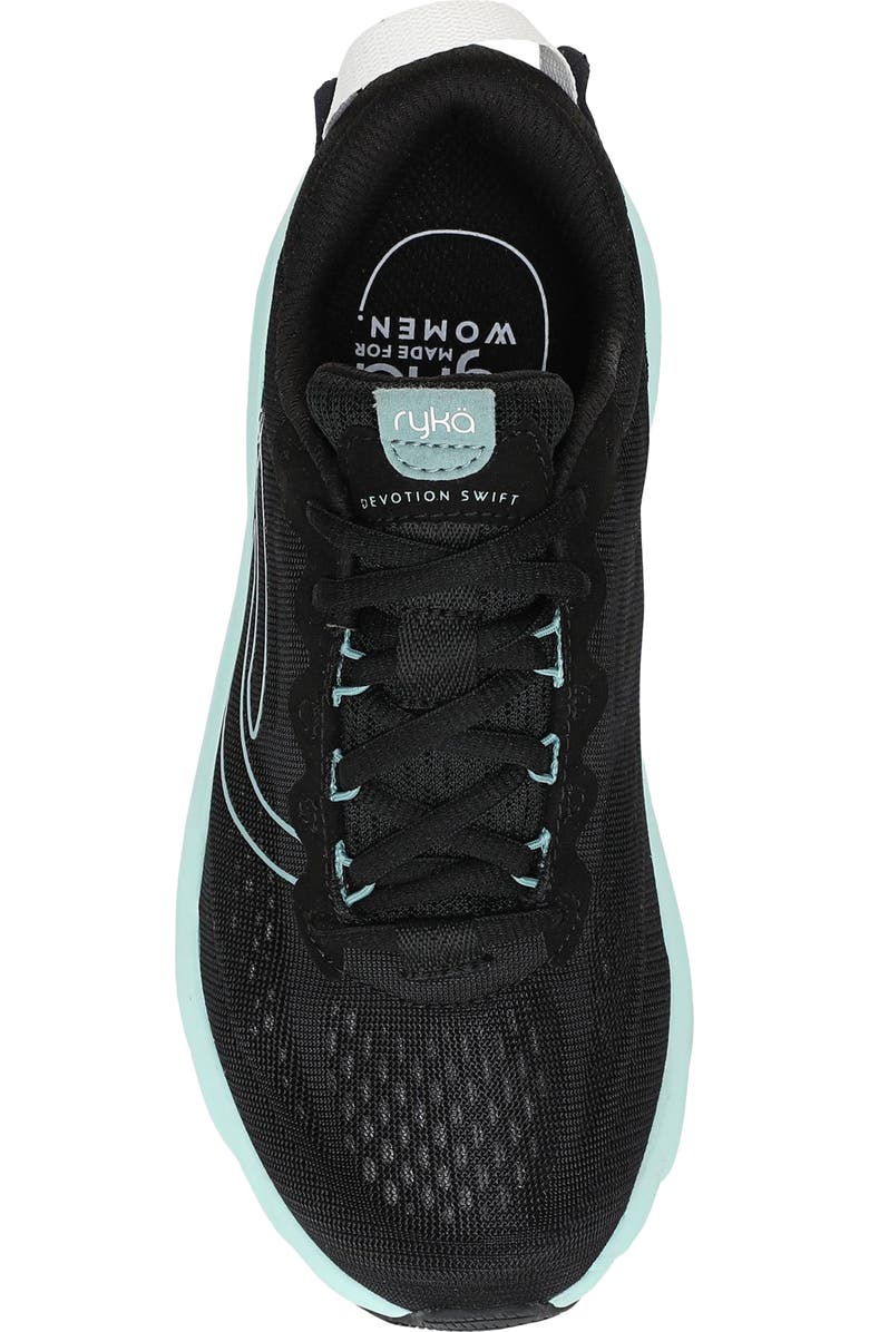 Rykä Devotion Swift Walking Sneaker, Alternate, color, Black