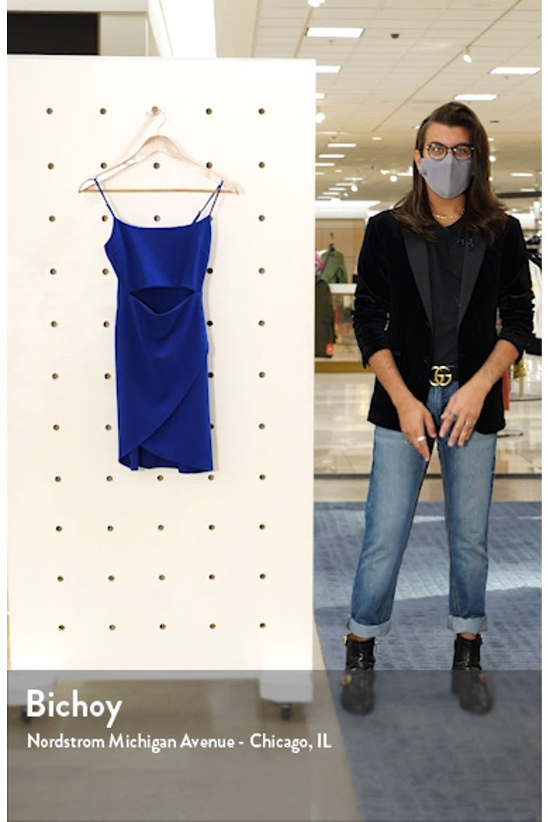 Cutout on the Town Cutout Body-Con Minidress video