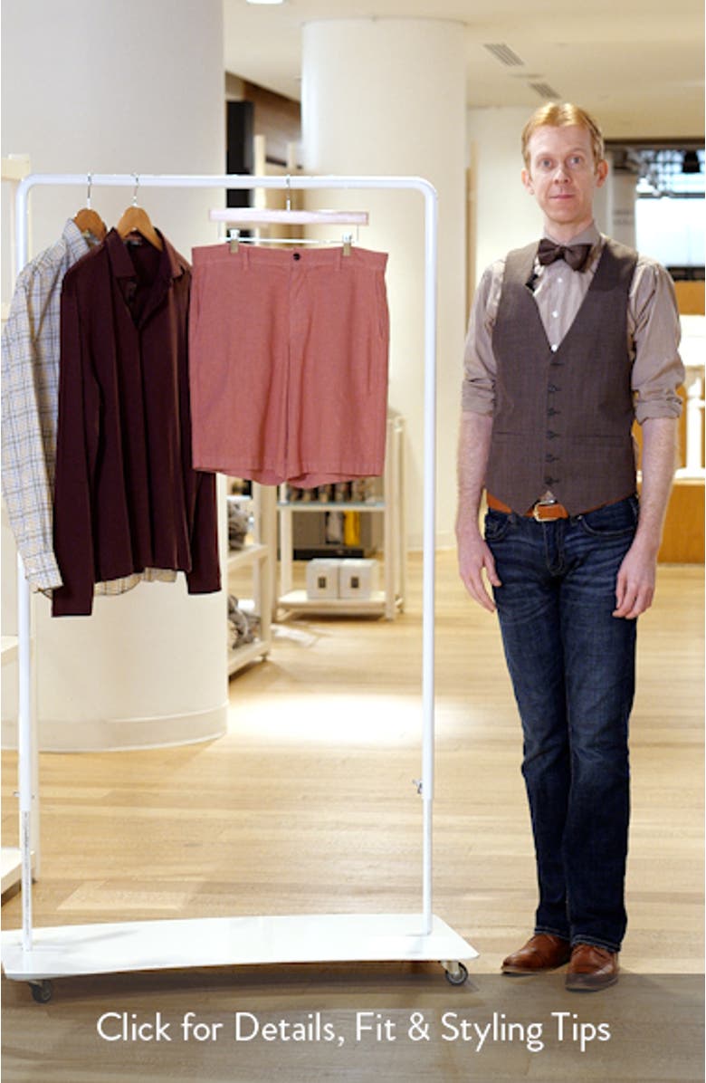 Boden Linen Blend Shorts, sales video thumbnail