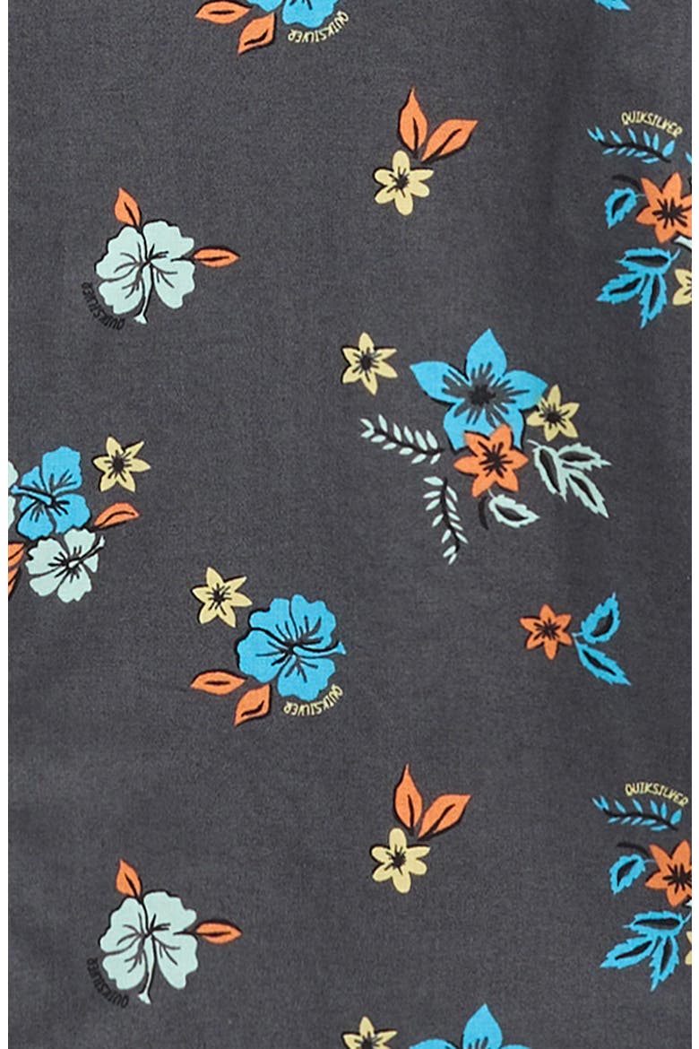 Kids' Island Flowers Camp Shirt, Alternate, color, PHANTOM