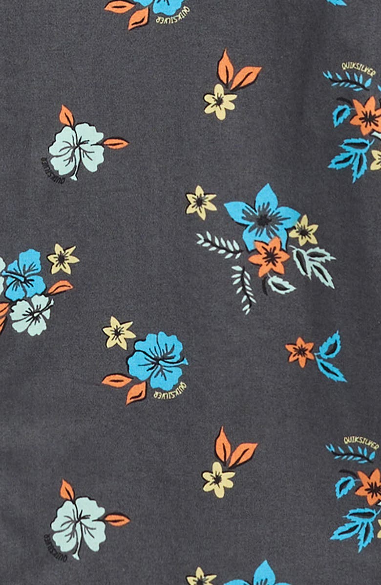 Quiksilver Kids' Island Flowers Camp Shirt, Alternate, color, Phantom