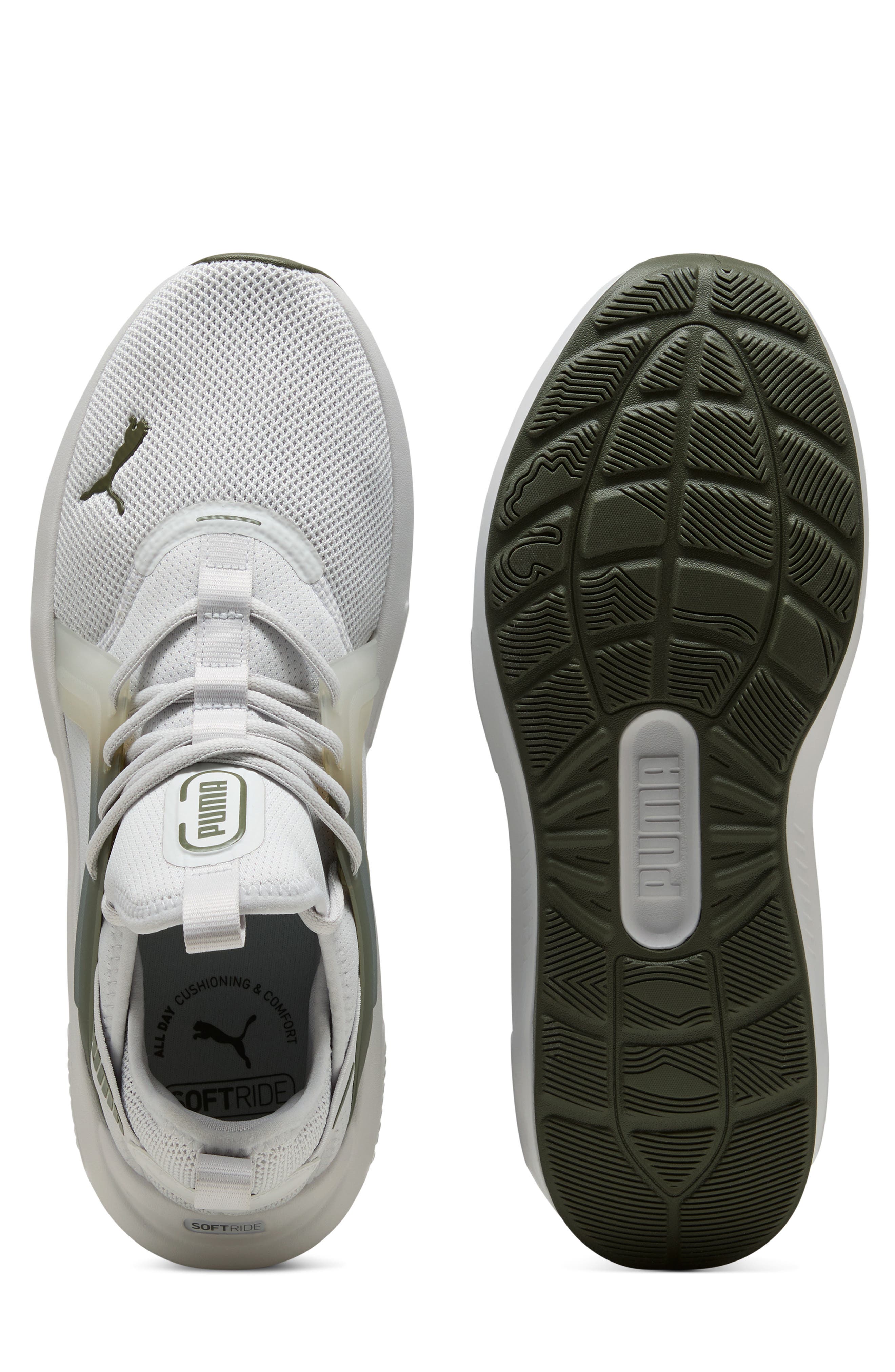 PUMA Softride Enzo 5 Sneaker, Alternate, color, Feather Gray/ Loden Green